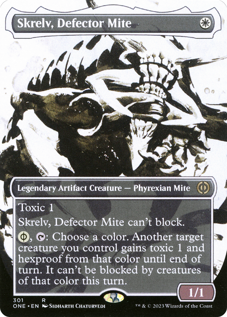 Skrelv, Defector Mite (Borderless Ichor) [Phyrexia: All Will Be One] | Black Swamp Games