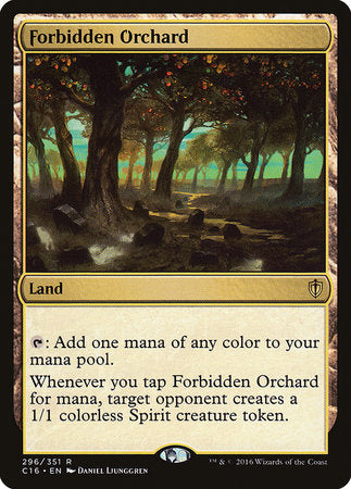 Forbidden Orchard [Commander 2016] | Black Swamp Games