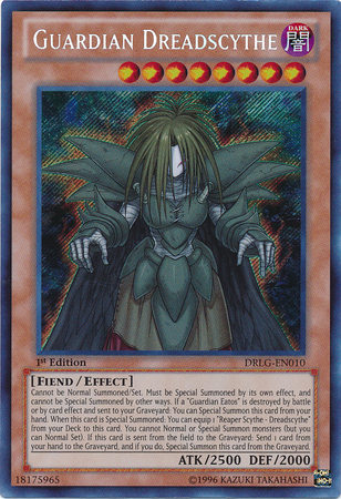 Guardian Dreadscythe [DRLG-EN010] Secret Rare | Black Swamp Games