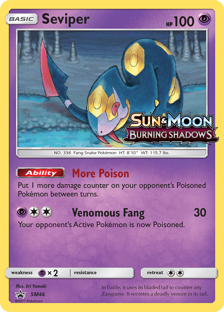 Seviper (SM46) [Sun & Moon: Black Star Promos] | Black Swamp Games