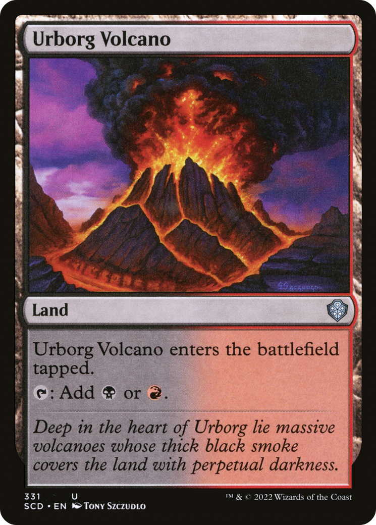 Urborg Volcano [Starter Commander Decks] | Black Swamp Games