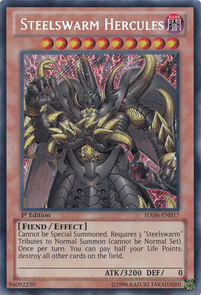 Steelswarm Hercules [HA06-EN017] Secret Rare | Black Swamp Games