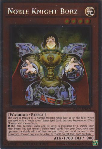 Noble Knight Borz [NKRT-EN009] Platinum Rare | Black Swamp Games