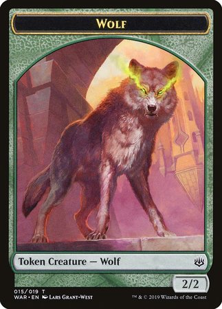 Wolf Token [War of the Spark Tokens] | Black Swamp Games