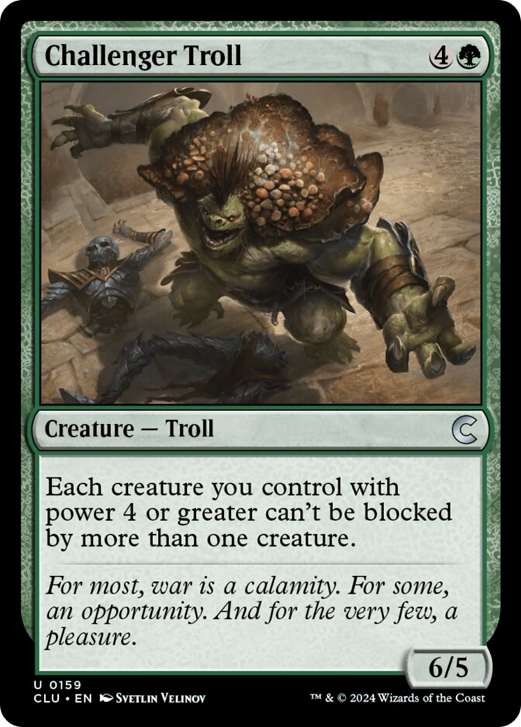 Challenger Troll [Ravnica: Clue Edition] | Black Swamp Games