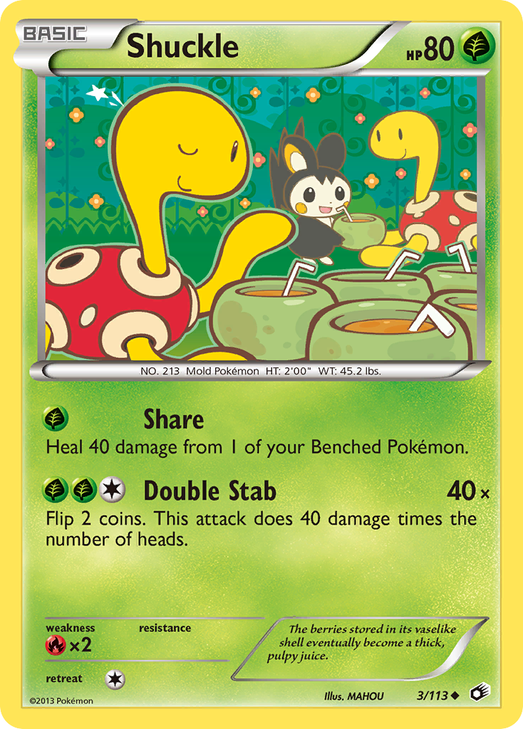 Shuckle (3/113) [Black & White: Legendary Treasures] | Black Swamp Games