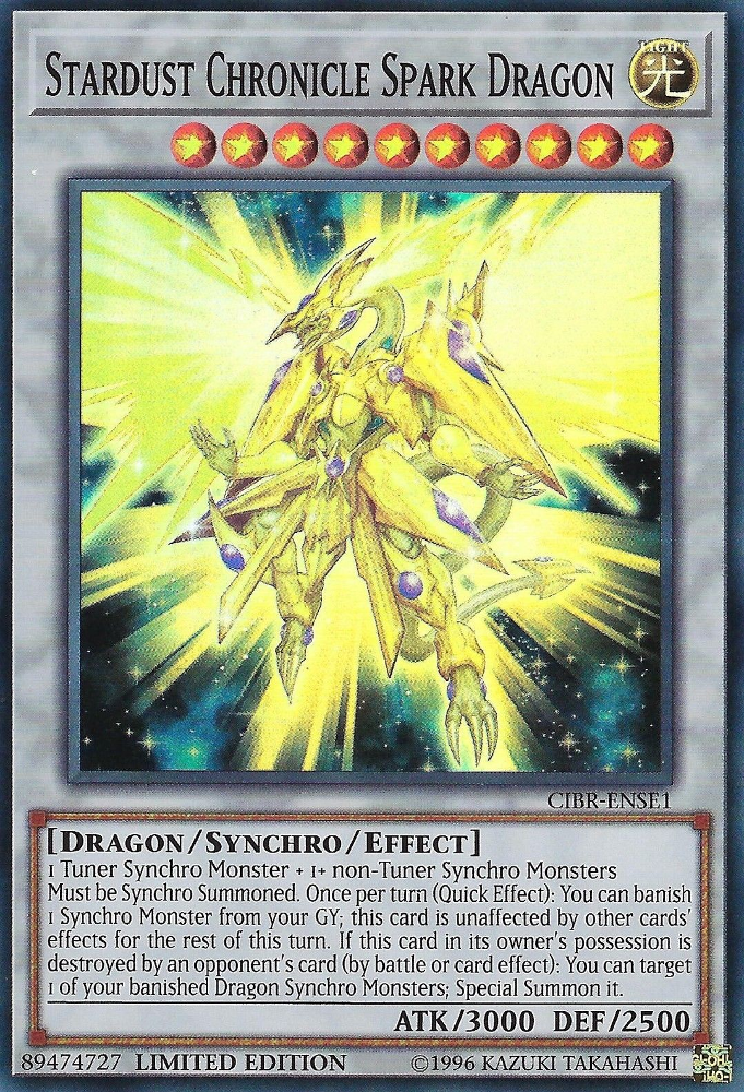 Stardust Chronicle Spark Dragon [CIBR-ENSE1] Super Rare | Black Swamp Games