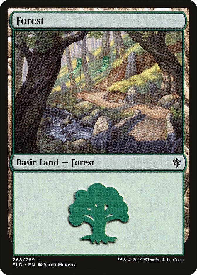 Forest (268) [Throne of Eldraine] | Black Swamp Games