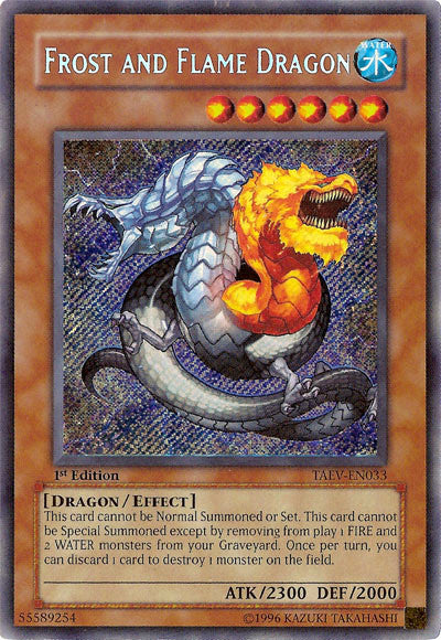 Frost and Flame Dragon [TAEV-EN033] Secret Rare | Black Swamp Games