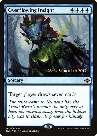 Overflowing Insight [Ixalan Promos] | Black Swamp Games