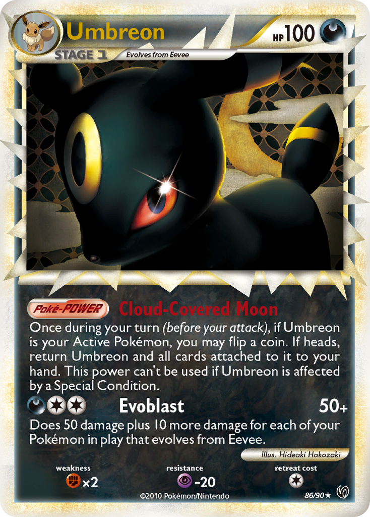 Umbreon (86/90) [HeartGold & SoulSilver: Undaunted] | Black Swamp Games