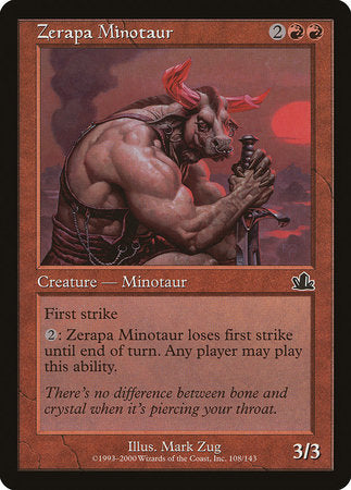 Zerapa Minotaur [Prophecy] | Black Swamp Games