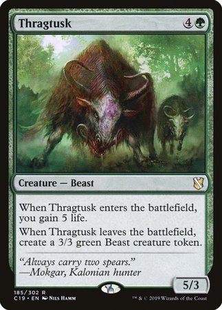 Thragtusk [Commander 2019] | Black Swamp Games