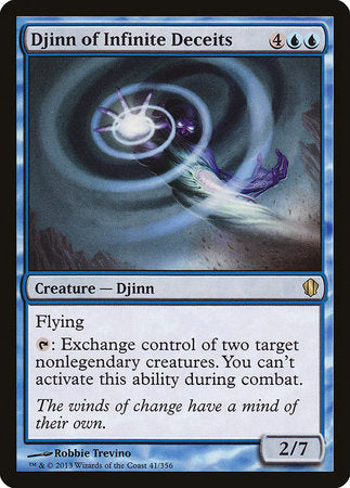 Djinn of Infinite Deceits [Commander 2013] | Black Swamp Games