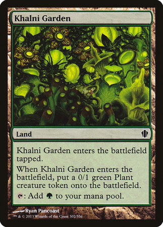 Khalni Garden [Commander 2013] | Black Swamp Games