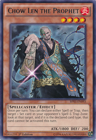 Chow Len the Prophet [BP03-EN093] Rare | Black Swamp Games