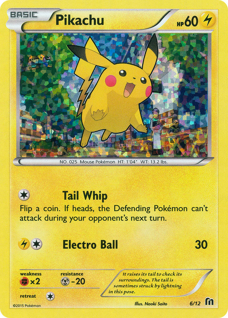 Pikachu (6/12) [McDonald's Promos: 2015 Collection] | Black Swamp Games