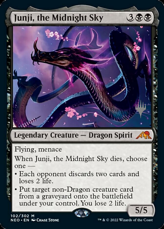 Junji, the Midnight Sky (Promo Pack) [Kamigawa: Neon Dynasty Promos] | Black Swamp Games