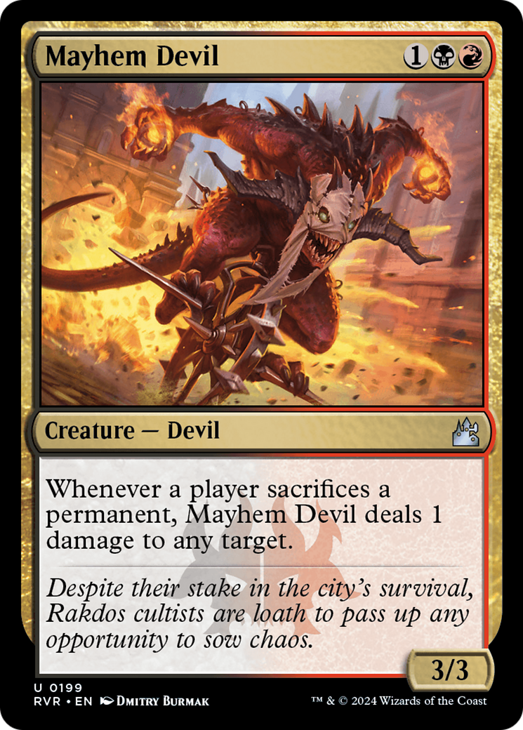 Mayhem Devil [Ravnica Remastered] | Black Swamp Games