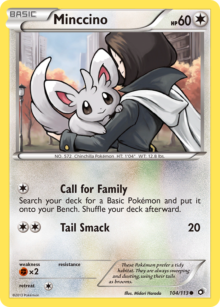Minccino (104/113) [Black & White: Legendary Treasures] | Black Swamp Games