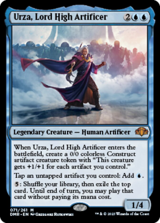 Urza, Lord High Artificer [Dominaria Remastered] | Black Swamp Games