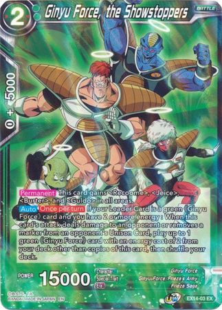 Ginyu Force, the Showstoppers [EX14-03] | Black Swamp Games