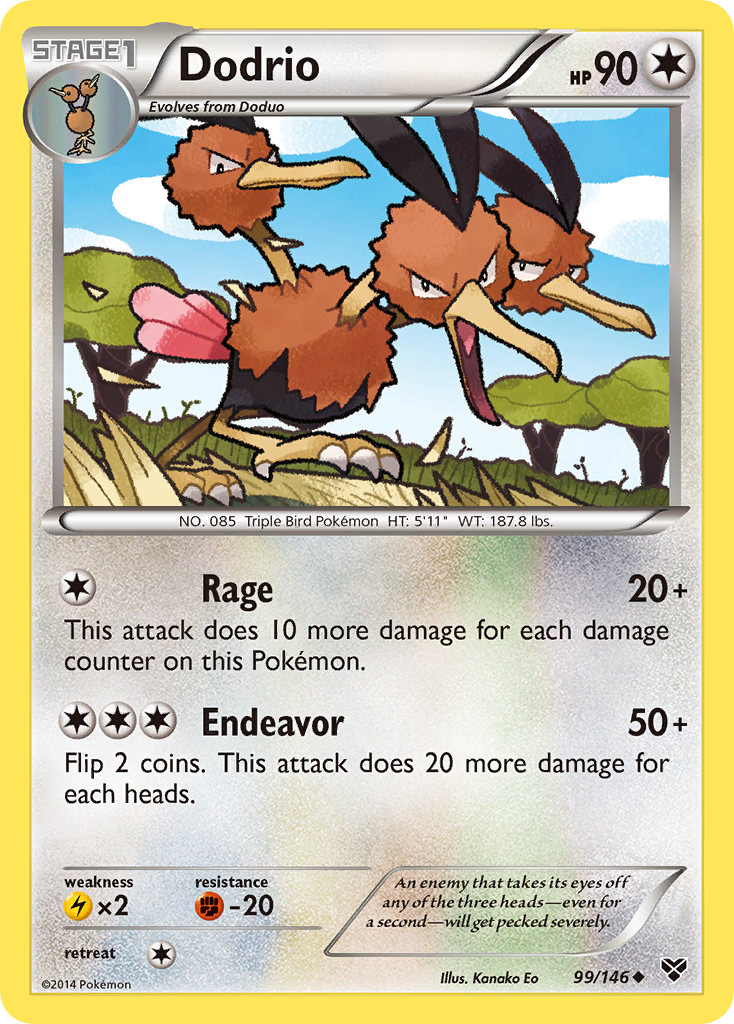 Dodrio (99/146) [XY: Base Set] | Black Swamp Games