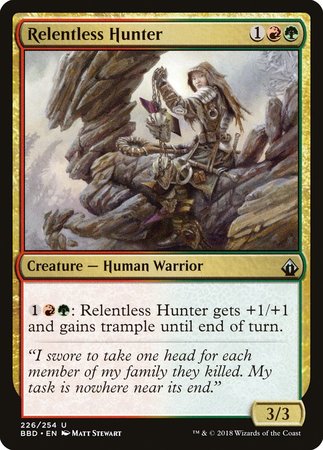Relentless Hunter [Battlebond] | Black Swamp Games