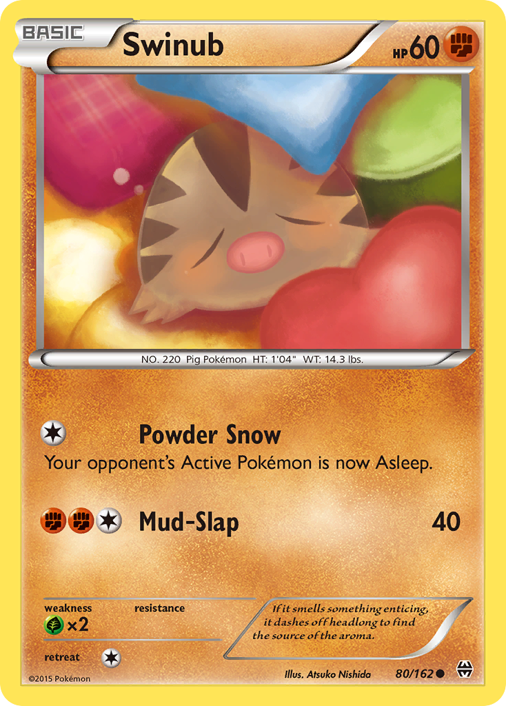 Swinub (80/162) [XY: BREAKthrough] | Black Swamp Games