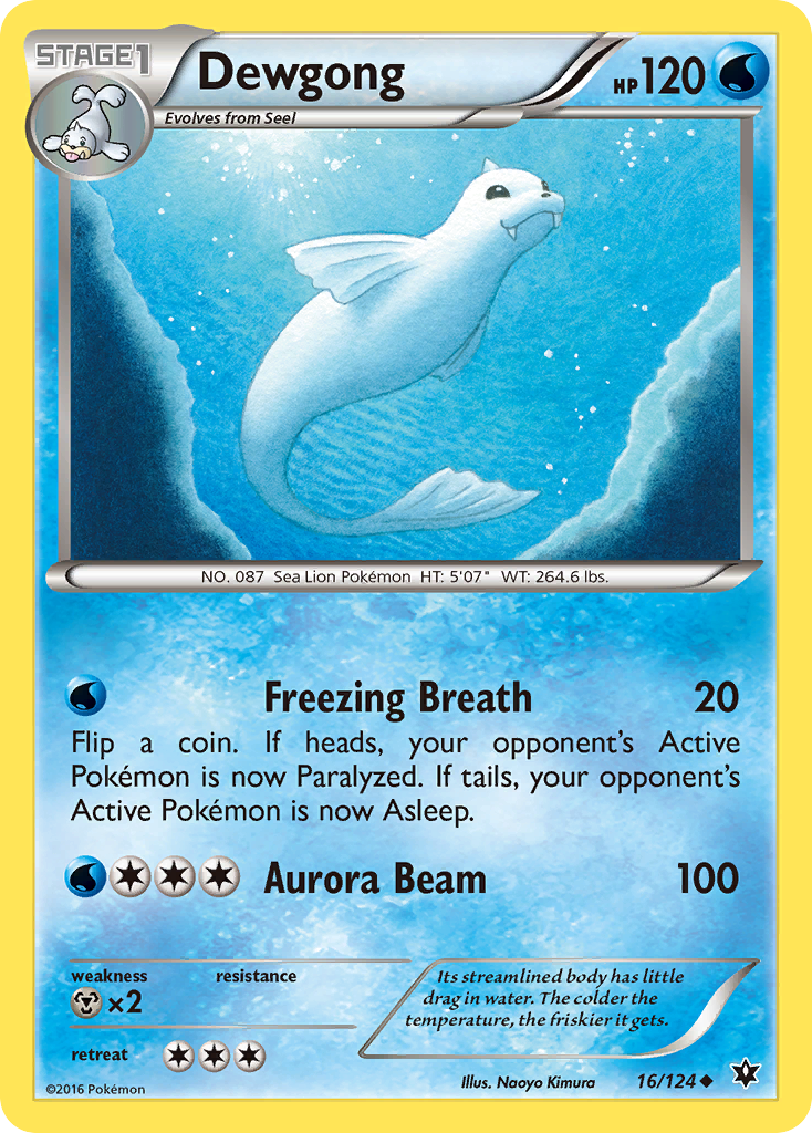 Dewgong (16/124) [XY: Fates Collide] | Black Swamp Games