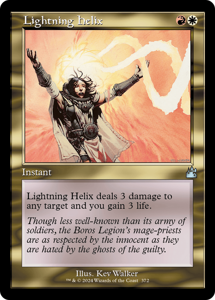 Lightning Helix (Retro Frame) [Ravnica Remastered] | Black Swamp Games
