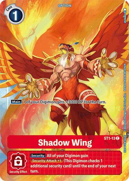 Shadow Wing [ST1-13] (Alternate Art) [Starter Deck: Gaia Red Promos] | Black Swamp Games