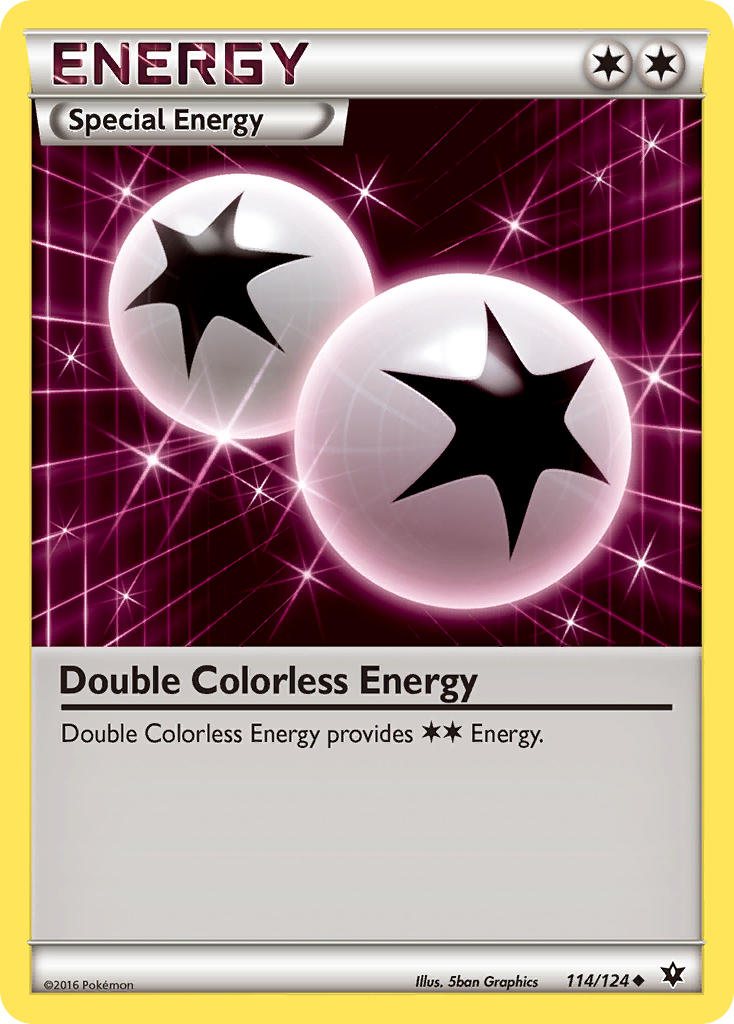 Double Colorless Energy (114/124) [XY: Fates Collide] | Black Swamp Games