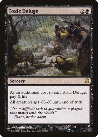 Toxic Deluge [Commander 2013] | Black Swamp Games