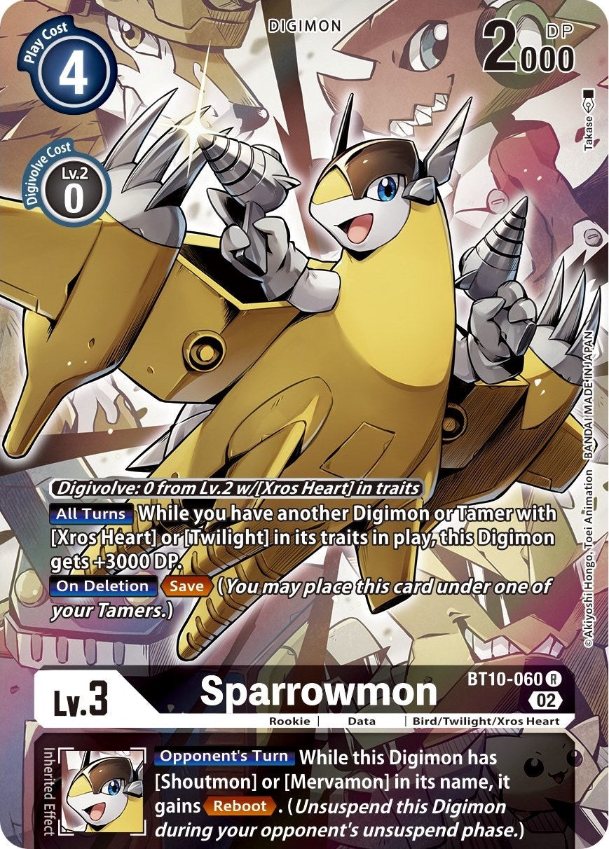 Sparrowmon [BT10-060] (Alternate Art) [Xros Encounter] | Black Swamp Games