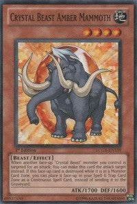 Crystal Beast Amber Mammoth [LCGX-EN159] Common | Black Swamp Games