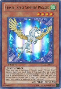 Crystal Beast Sapphire Pegasus [LCGX-EN161] Super Rare | Black Swamp Games