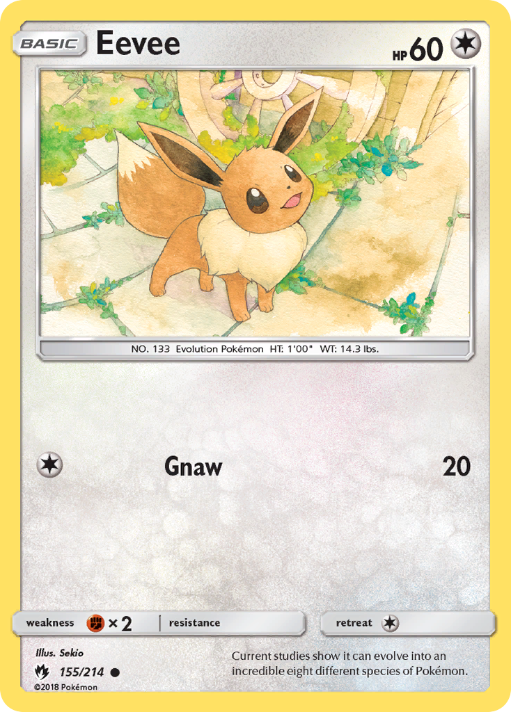 Eevee (155/214) [Sun & Moon: Lost Thunder] | Black Swamp Games