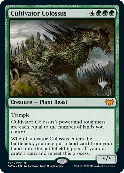 Cultivator Colossus (Promo Pack) [Innistrad: Crimson Vow Promos] | Black Swamp Games