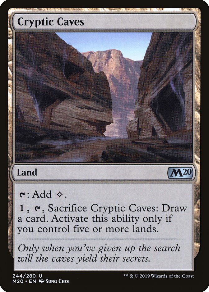 Cryptic Caves [Core Set 2020] | Black Swamp Games