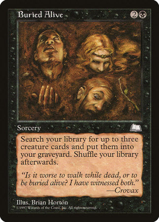 Buried Alive [Weatherlight] | Black Swamp Games
