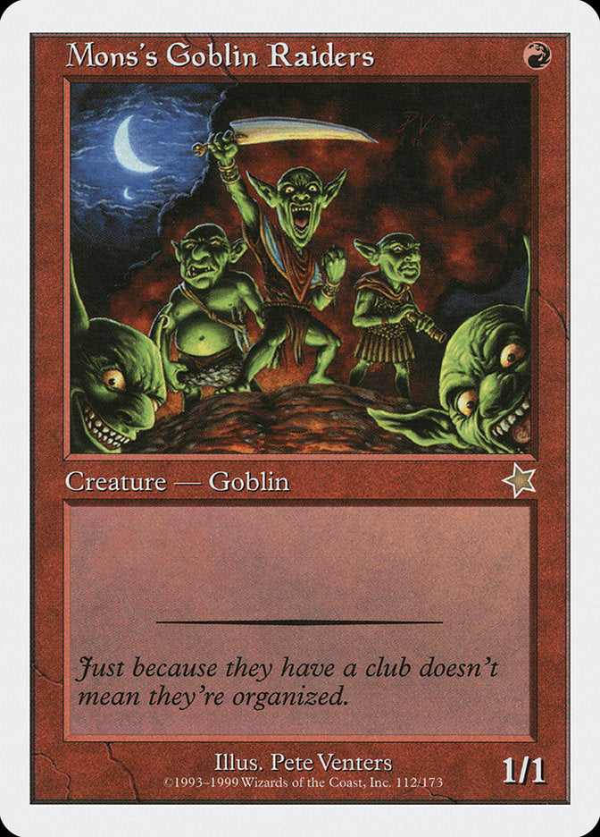 Mons's Goblin Raiders [Starter 1999] | Black Swamp Games