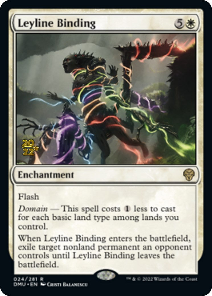 Leyline Binding [Dominaria United Prerelease Promos] | Black Swamp Games