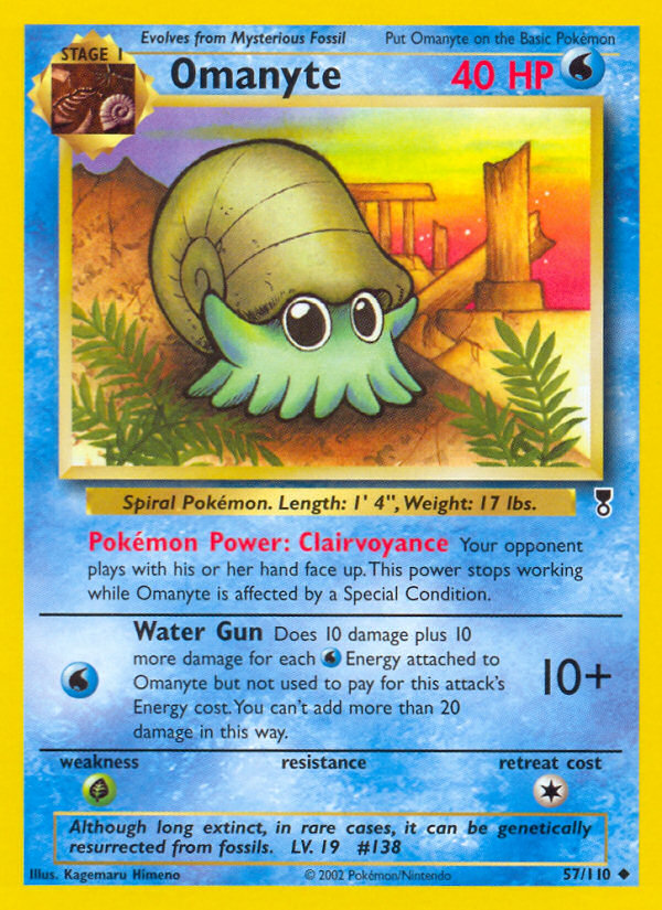 Omanyte (57/110) [Legendary Collection] | Black Swamp Games