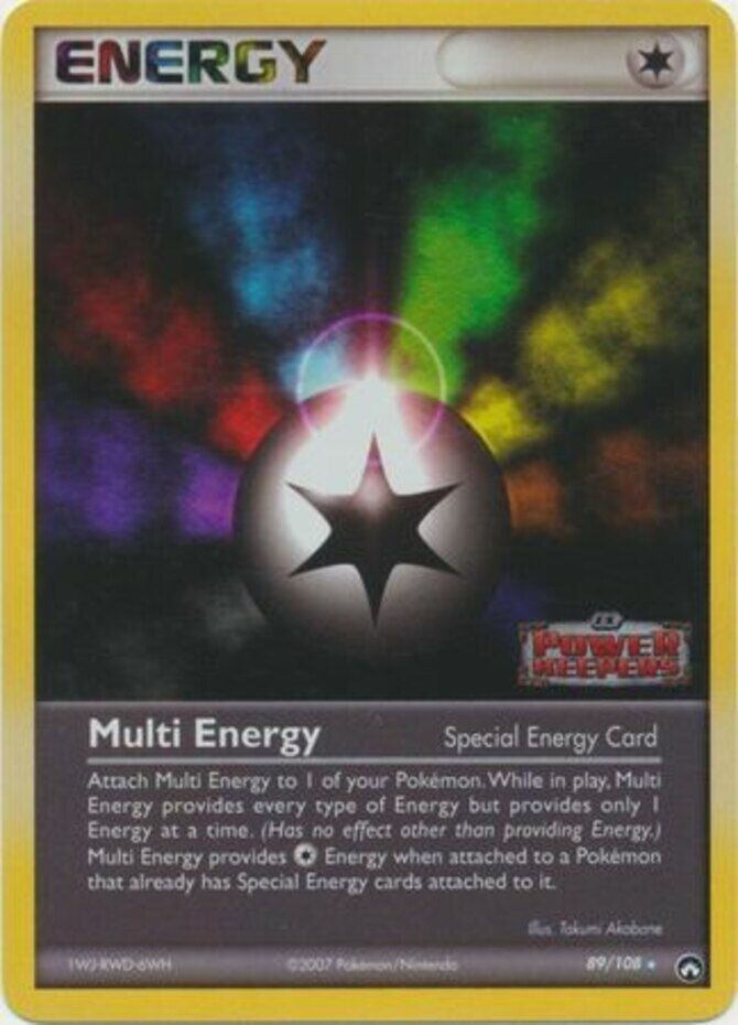 Multi Energy (89/108) (Stamped) [EX: Power Keepers] | Black Swamp Games