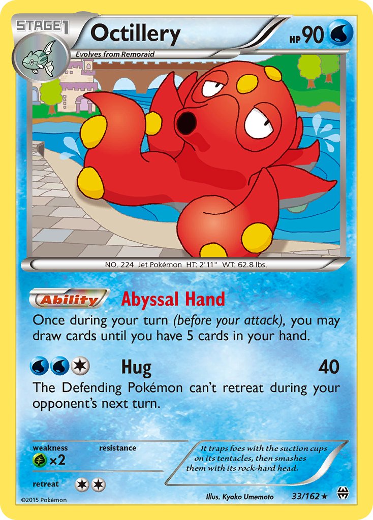 Octillery(33/162) (Theme Deck Exclusive) [XY: BREAKthrough] | Black Swamp Games