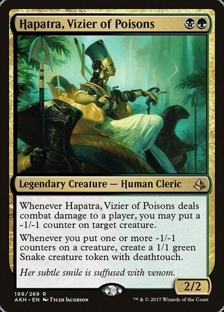 Hapatra, Vizier of Poisons [Amonkhet] | Black Swamp Games