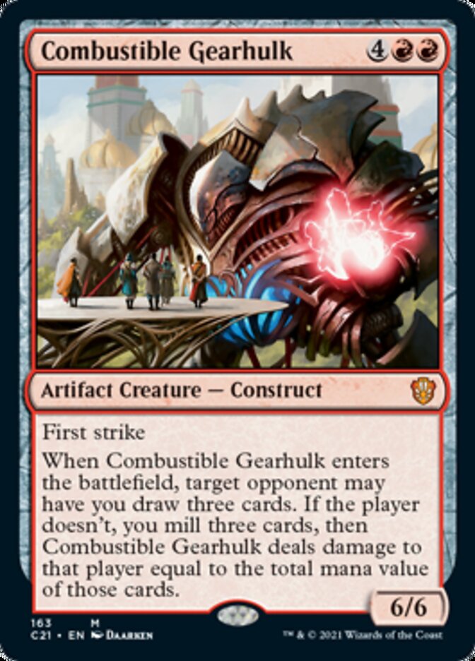 Combustible Gearhulk [Commander 2021] | Black Swamp Games