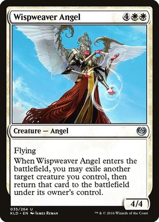 Wispweaver Angel [Kaladesh] | Black Swamp Games