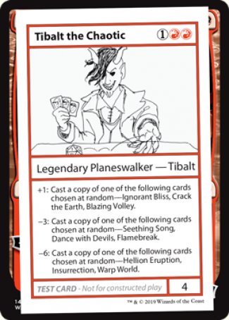 Tibalt the Chaotic (2021 Edition) [Mystery Booster Playtest Cards] | Black Swamp Games